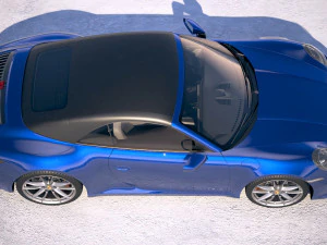 Porsche 911 Carrera 4S Cabrio 2019 3D Model