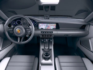 Porsche 911 Carrera 4S Cabrio 2019 3D Model
