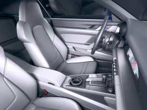 Porsche 911 Carrera 4S Cabrio 2019 3D Model