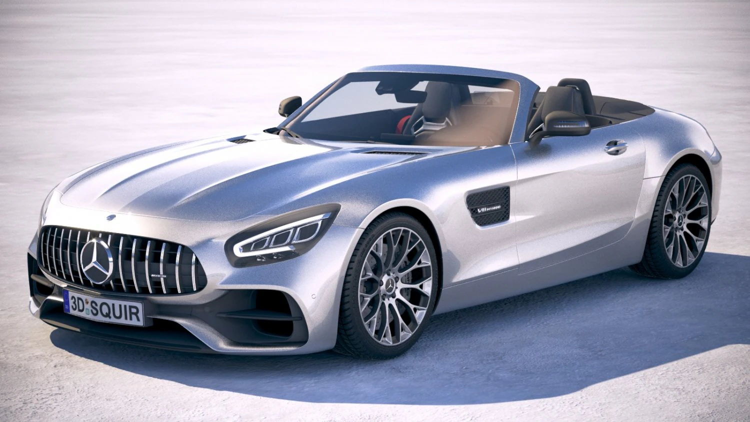 Mercedes-Benz AMG GT Roadster 2020 3D Model .c4d .max .obj .3ds .fbx .stl .blend 