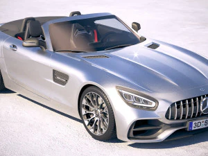 Mercedes-Benz AMG GT Roadster 2020 3D Model