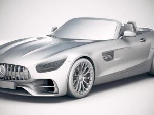 Mercedes-Benz AMG GT Roadster 2020 3D Model