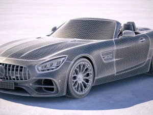 Mercedes-Benz AMG GT Roadster 2020 3D Model