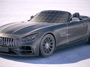 Mercedes-Benz AMG GT Roadster 2020 Modelo 3D