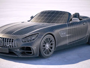 Mercedes-Benz AMG GT Roadster 2020 3D Model