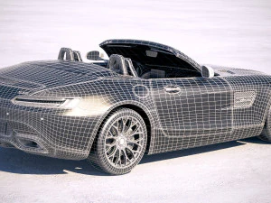 Mercedes-Benz AMG GT Roadster 2020 3D Model