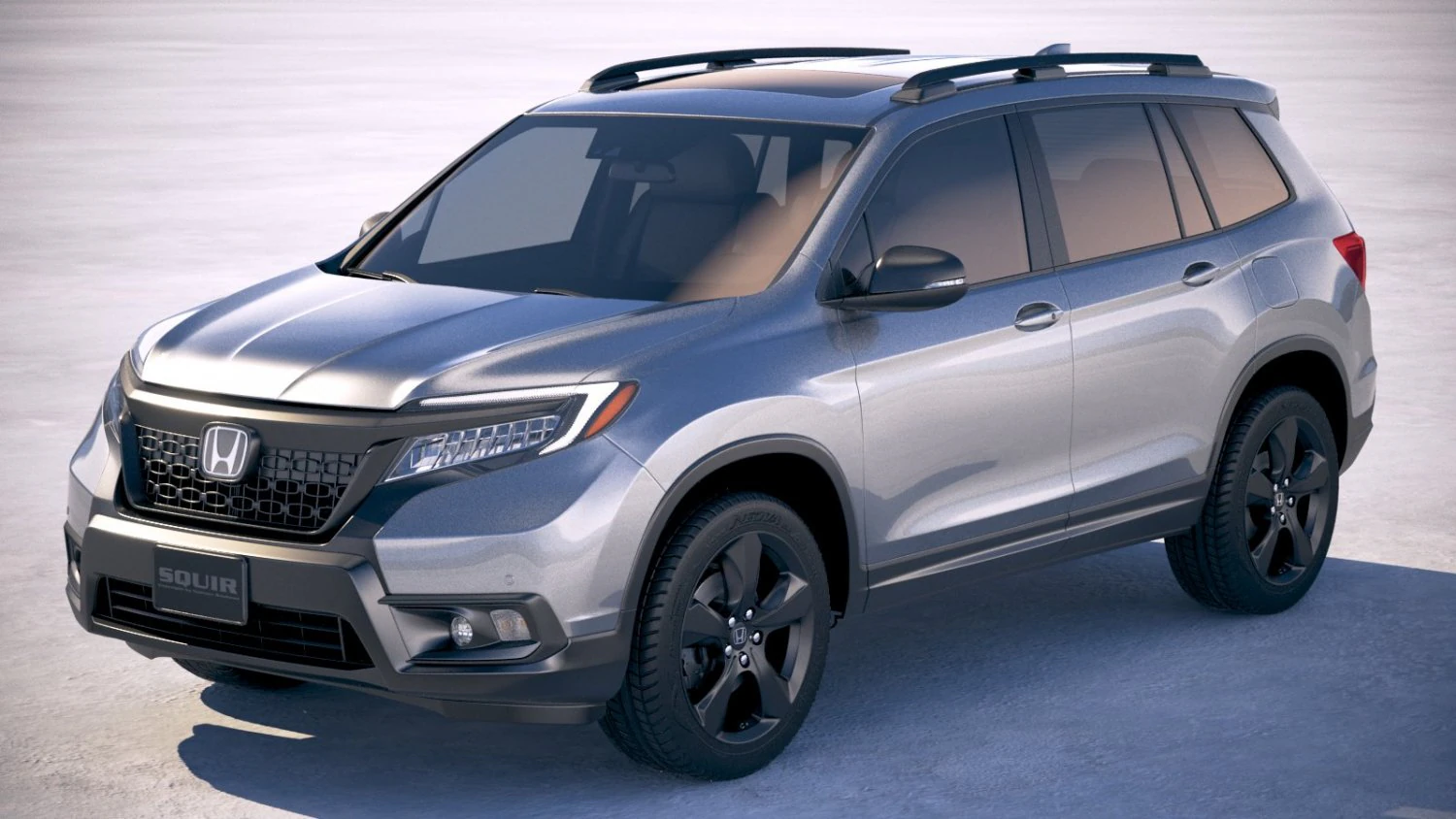 Honda Passport 2019 3D Model .c4d .max .obj .3ds .fbx .stl .blend