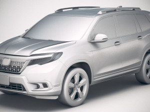 Honda Passport 2019 3D Model