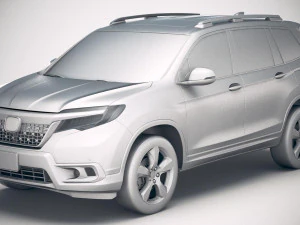 Honda Passport 2019 3D Model