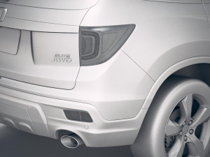 Honda Passport 2019 3D Model