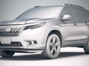 Honda Passport 2019 3D Model
