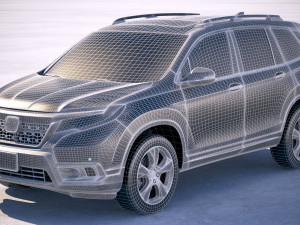 Honda Passport 2019 3D Model