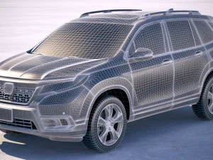 Honda Passport 2019 3D Model