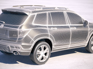 Honda Passport 2019 3D Model