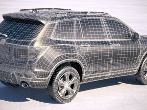 Honda Passport 2019 3D Model