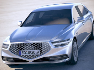 Genesis G90L 2020 Model 3D