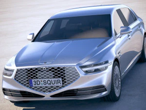 Genesis G90L 2020 3D Model