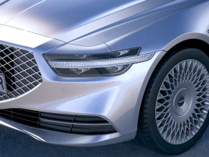 Genesis G90L 2020 3D Model