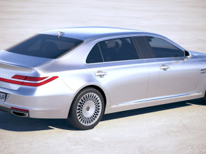Genesis G90L 2020 Model 3D