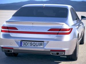 Genesis G90L 2020 Model 3D