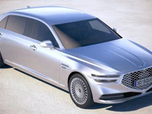 Genesis G90L 2020 3D Model