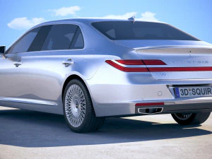 Genesis G90L 2020 3D Model