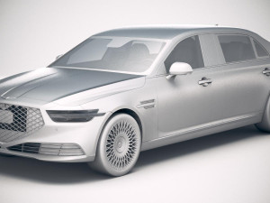 Genesis G90L 2020 Model 3D