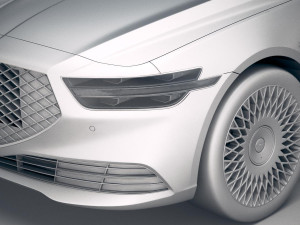 Genesis G90L 2020 Model 3D