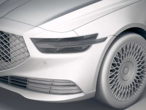 Genesis G90L 2020 3D Model