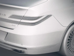 Genesis G90L 2020 3D Model