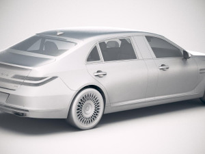 Genesis G90L 2020 Model 3D
