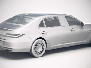 Genesis G90L 2020 3D Model