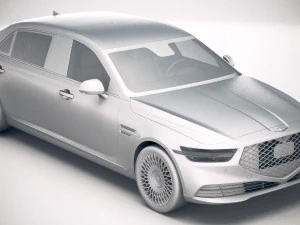 Genesis G90L 2020 3D Model