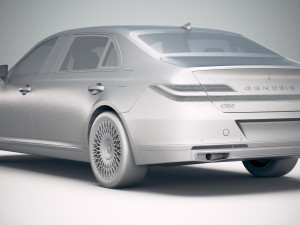 Genesis G90L 2020 Model 3D
