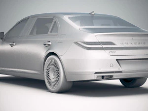 Genesis G90L 2020 3D Model