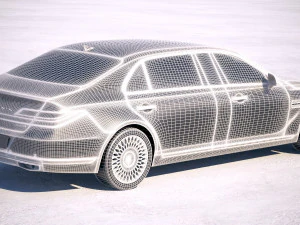 Genesis G90L 2020 3D Model