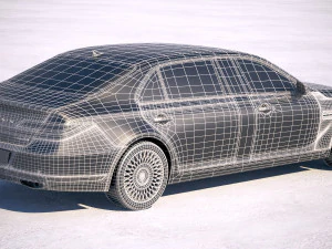Genesis G90L 2020 3D Model
