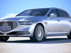 Genesis G90 2020 3D Model