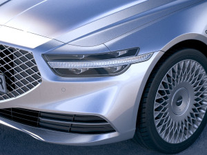 Genesis G90 2020 3Dモデル