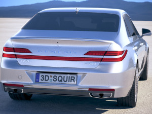 Genesis G90 2020 3Dモデル