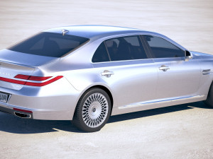 Genesis G90 2020 3Dモデル