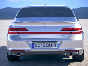 Genesis G90 2020 3Dモデル