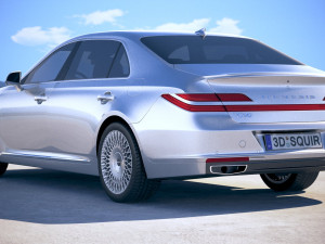 Genesis G90 2020 3Dモデル