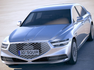 Genesis G90 2020 3Dモデル