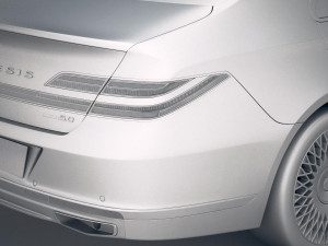 Genesis G90 2020 3Dモデル