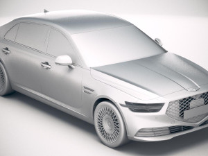 Genesis G90 2020 3Dモデル