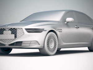 Genesis G90 2020 3Dモデル