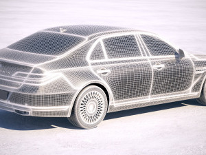 Genesis G90 2020 3Dモデル