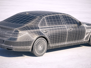 Genesis G90 2020 3Dモデル