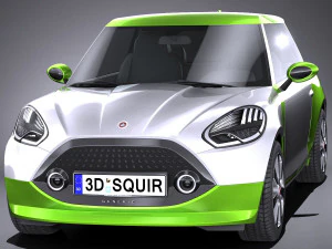 Poli rendah Generik Electric Compact 2018 Model 3D